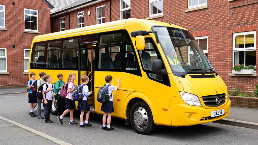 Professional school minibus hire service in Bolton - safe transport for educational trips